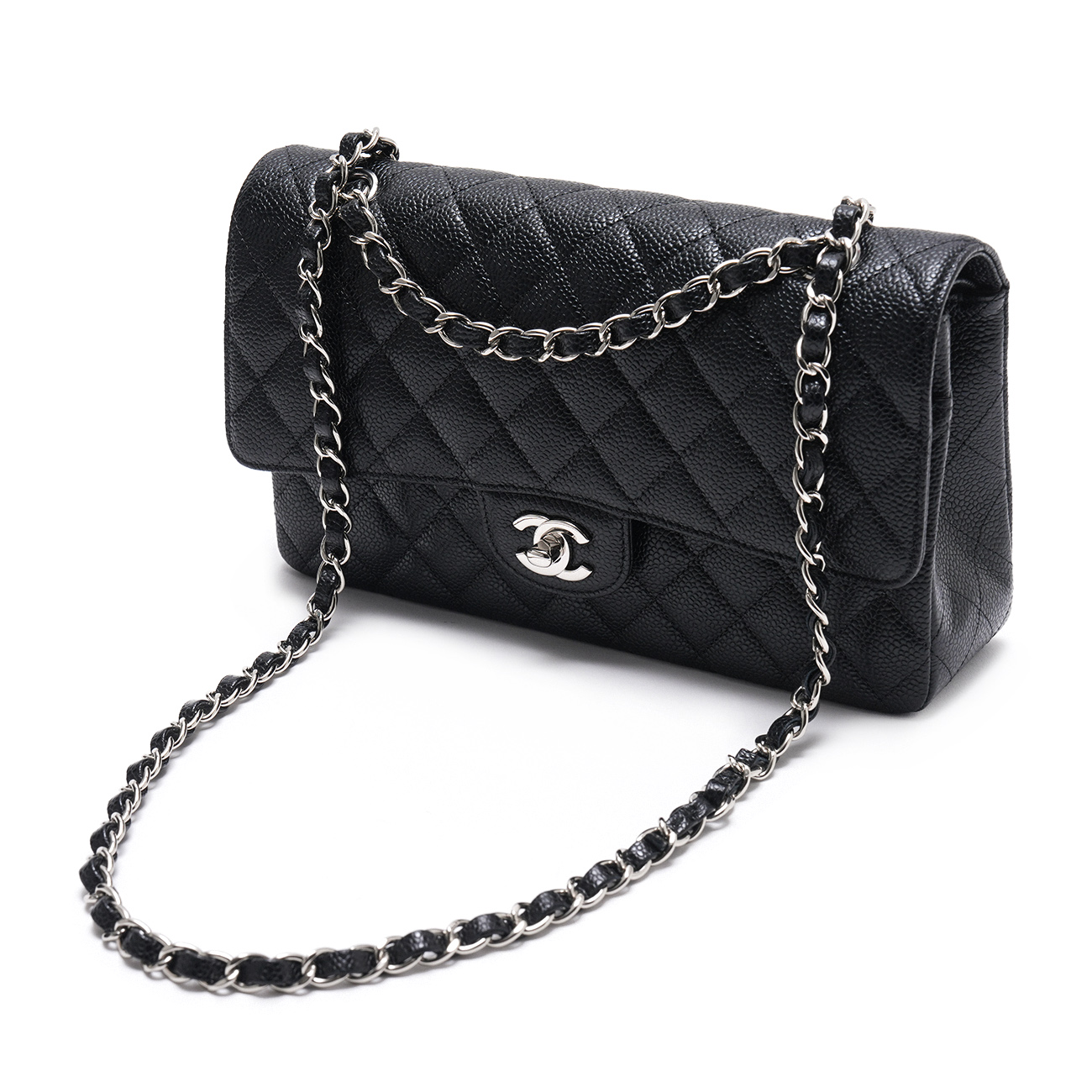 CHANEL(USED)샤넬 캐비어 클래식 미듐 플랩백