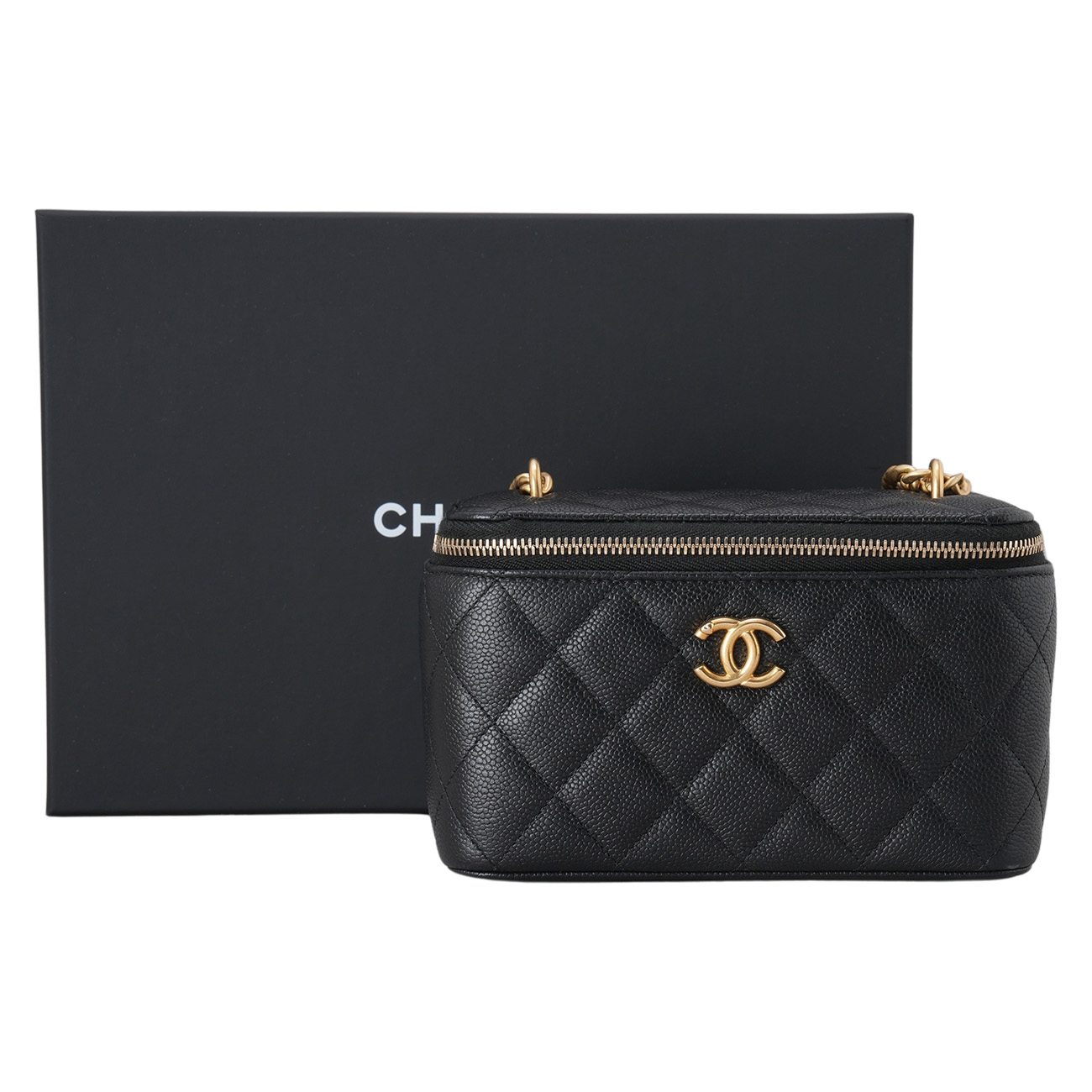 CHANEL(USED)샤넬 AP3204 캐비어 하트볼 베니티 크로스백