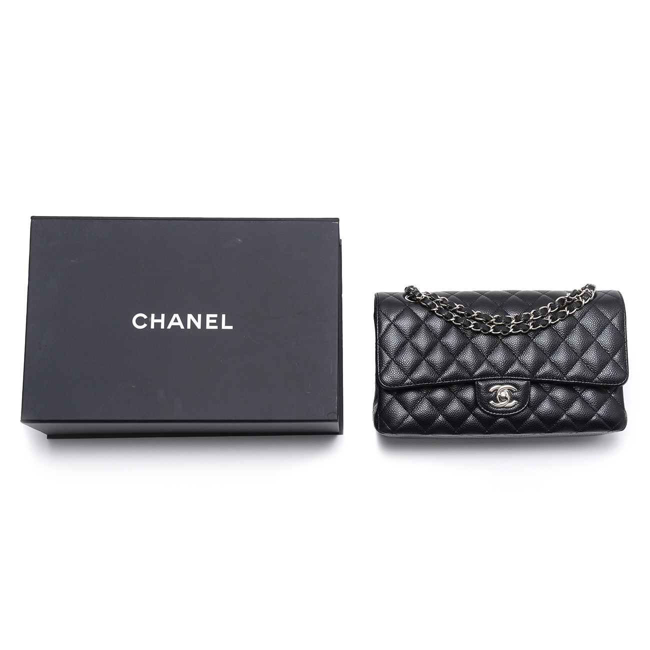 CHANEL(USED)샤넬 캐비어 클래식 미듐 플랩백