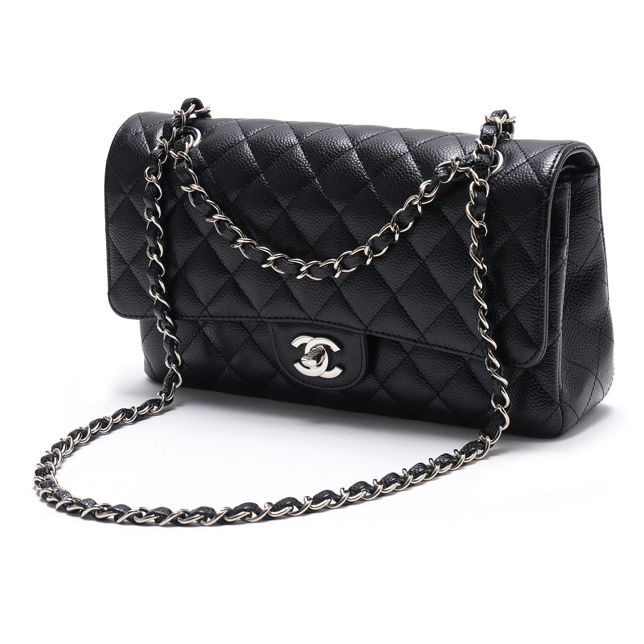 CHANEL(USED)샤넬 캐비어 클래식 미듐 플랩백