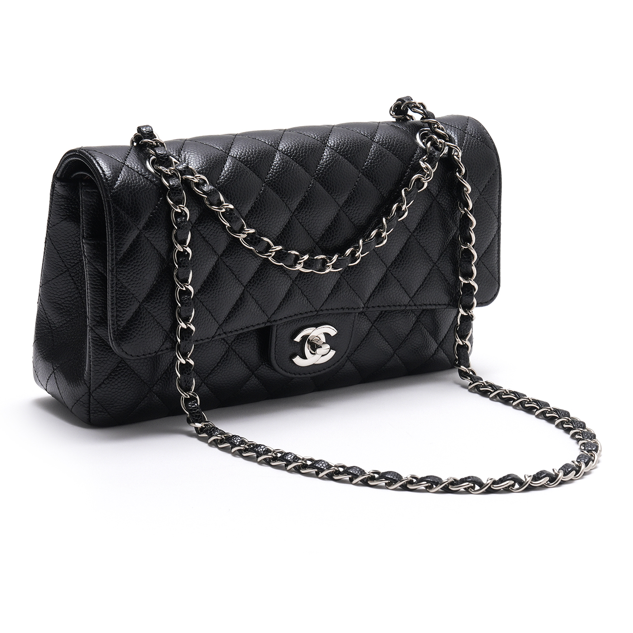 CHANEL(USED)샤넬 캐비어 클래식 미듐 플랩백