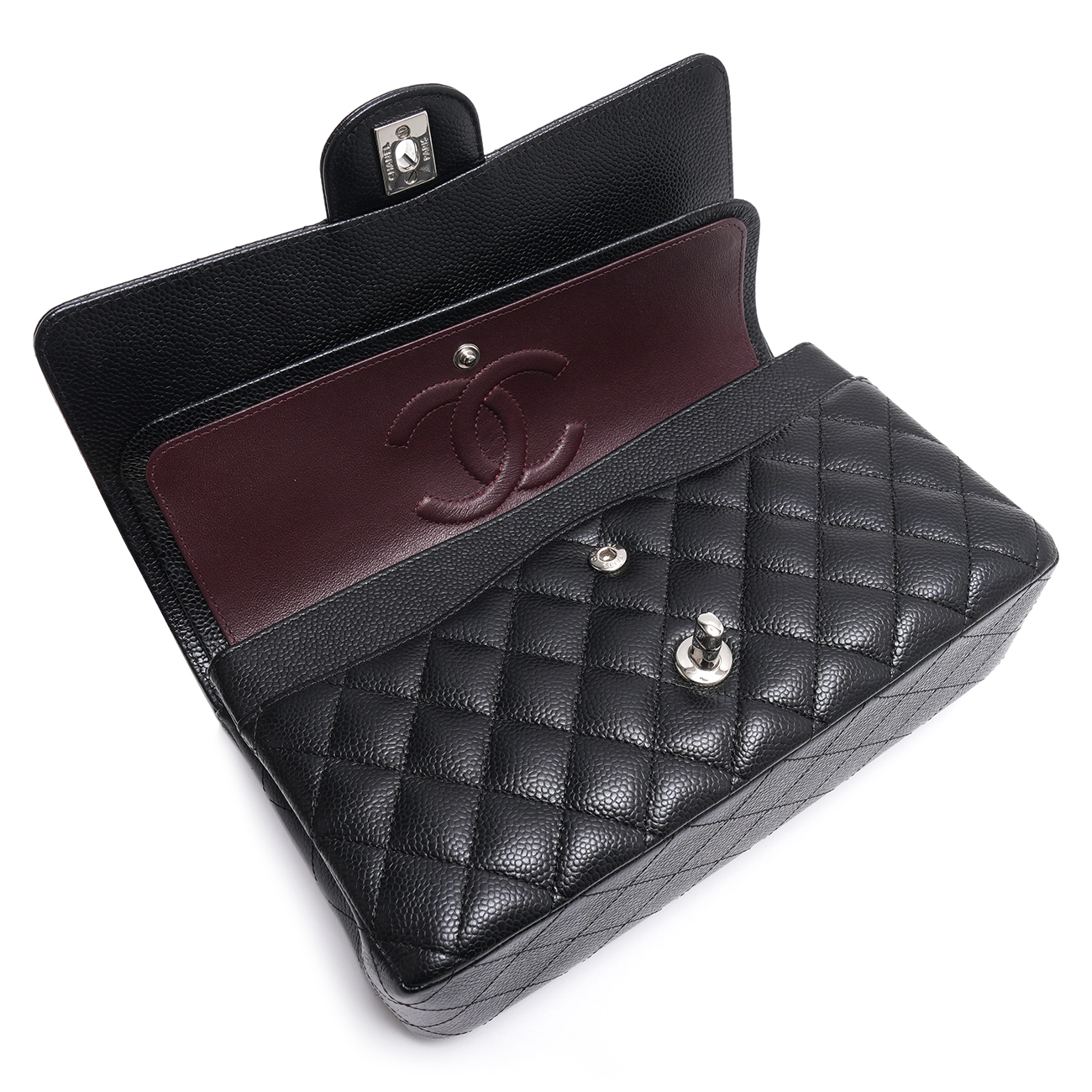 CHANEL(USED)샤넬 캐비어 클래식 미듐 플랩백