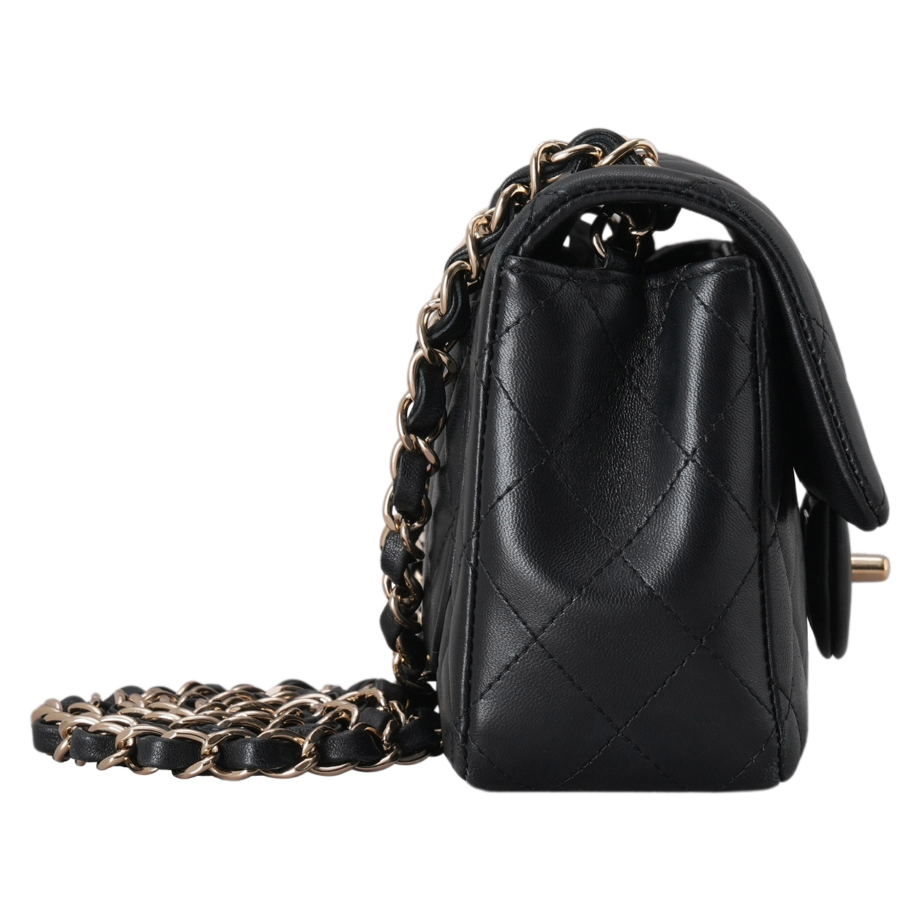 CHANEL(USED)샤넬 램스킨 뉴미니 크로스백