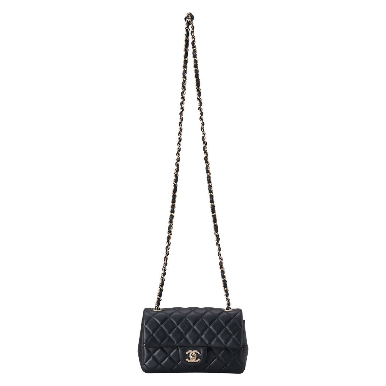 CHANEL(USED)샤넬 램스킨 뉴미니 크로스백