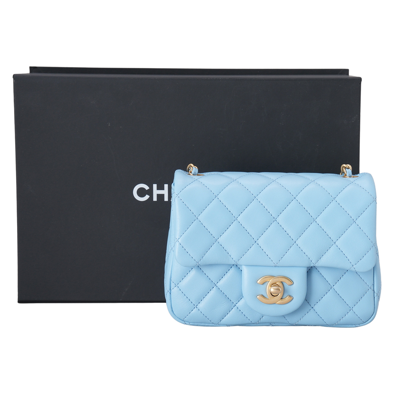 CHANEL(USED)샤넬 AS1786 램스킨 클래식 쁘띠삭 골든볼