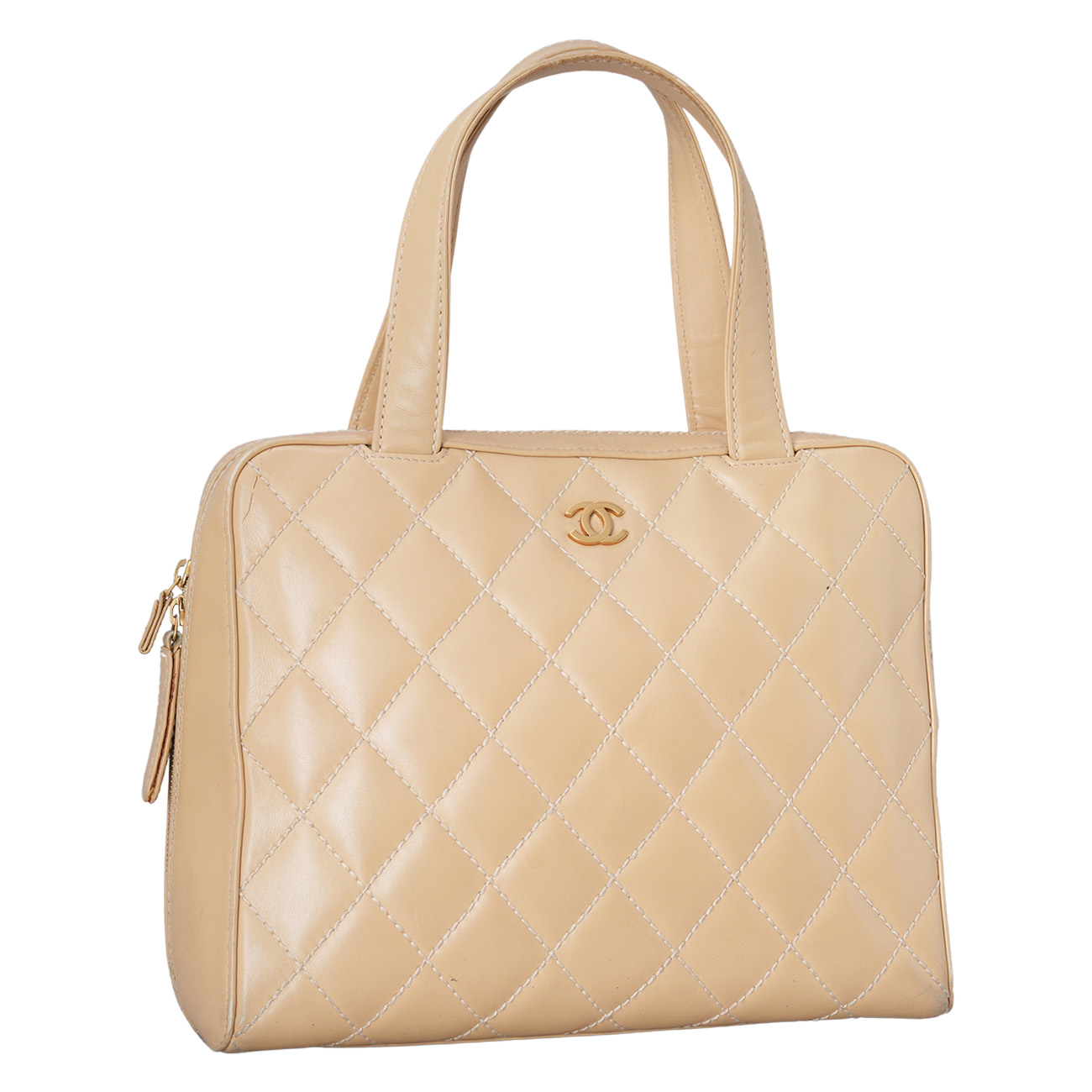CHANEL(USED)샤넬 빈티지 퀼팅 토트백
