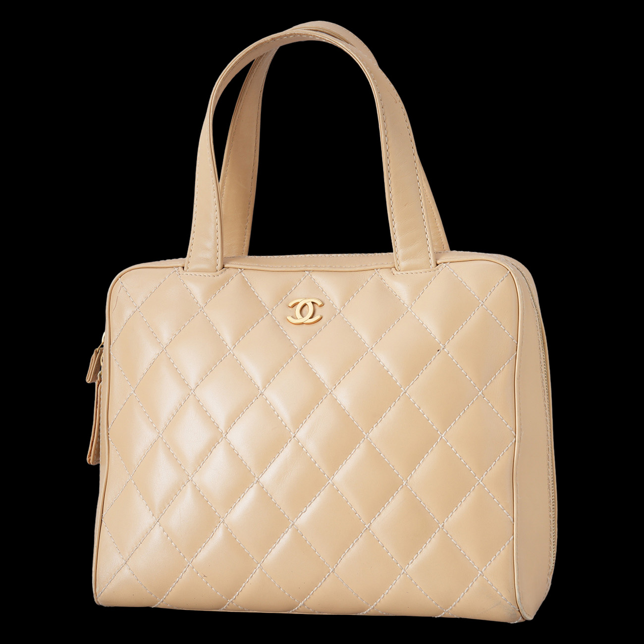CHANEL(USED)샤넬 빈티지 퀼팅 토트백