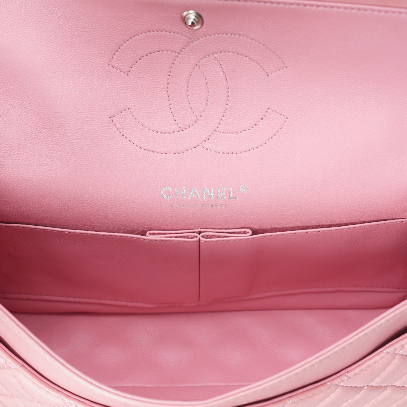 CHANEL(USED)샤넬 램스킨 클래식 미듐
