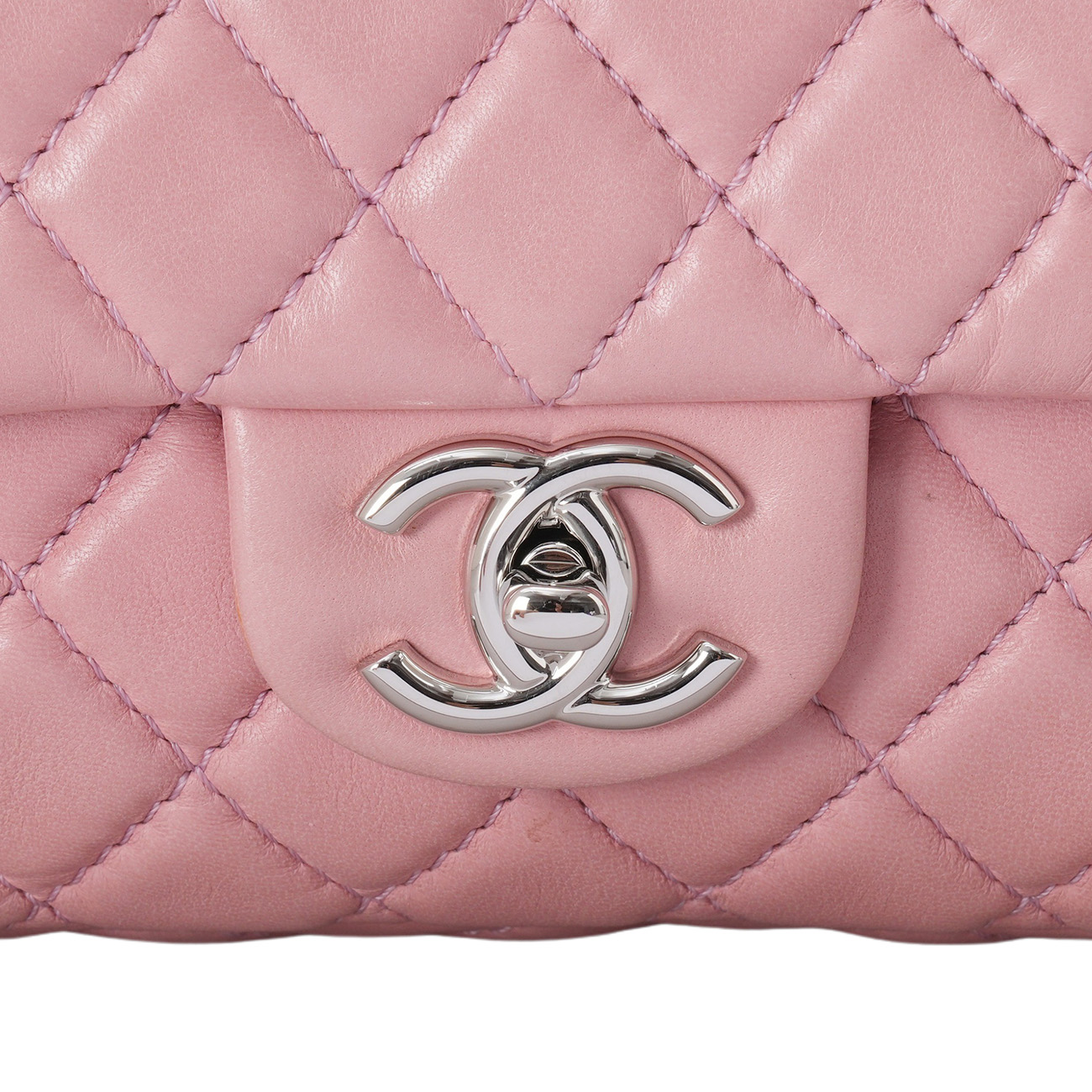 CHANEL(USED)샤넬 램스킨 클래식 미듐