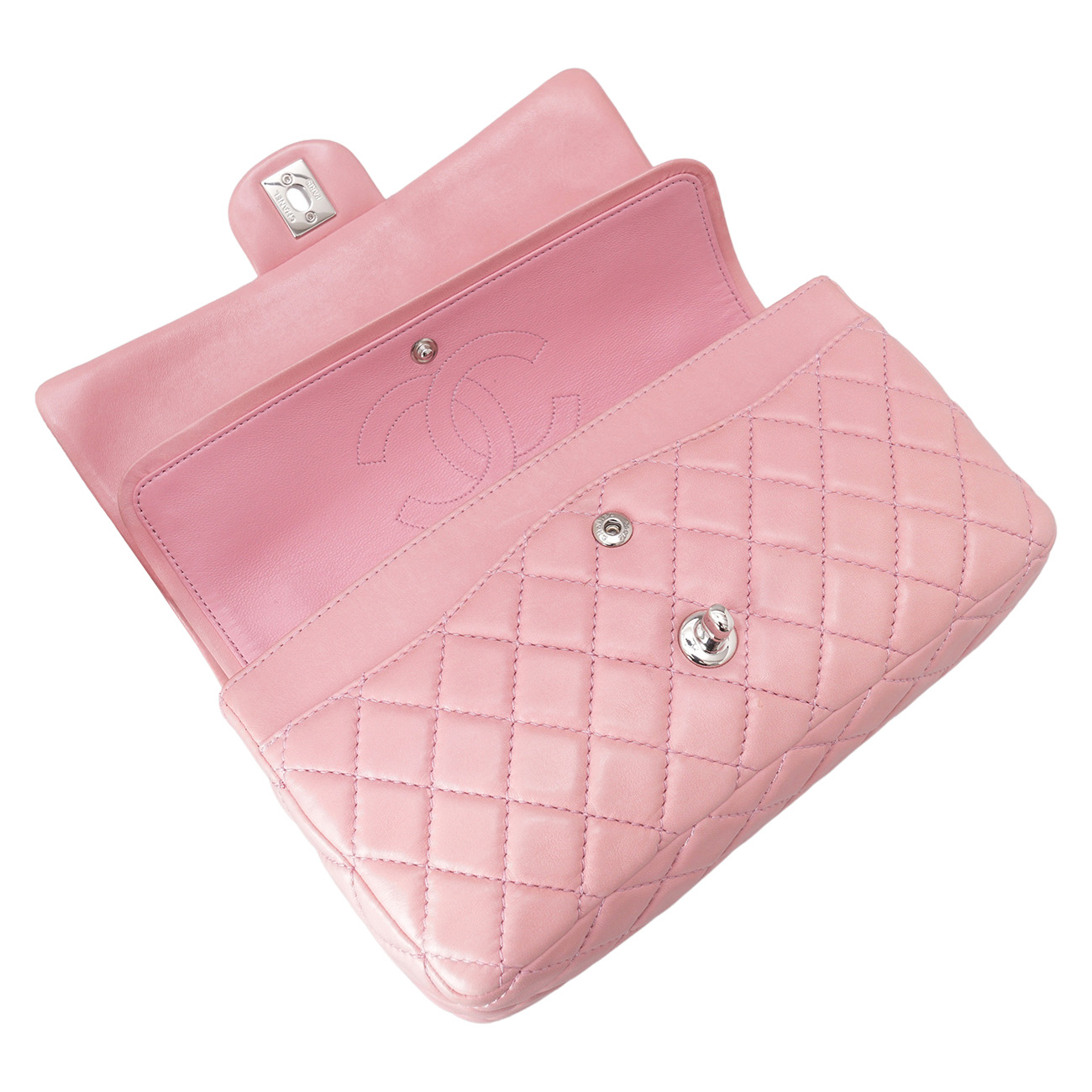 CHANEL(USED)샤넬 램스킨 클래식 미듐