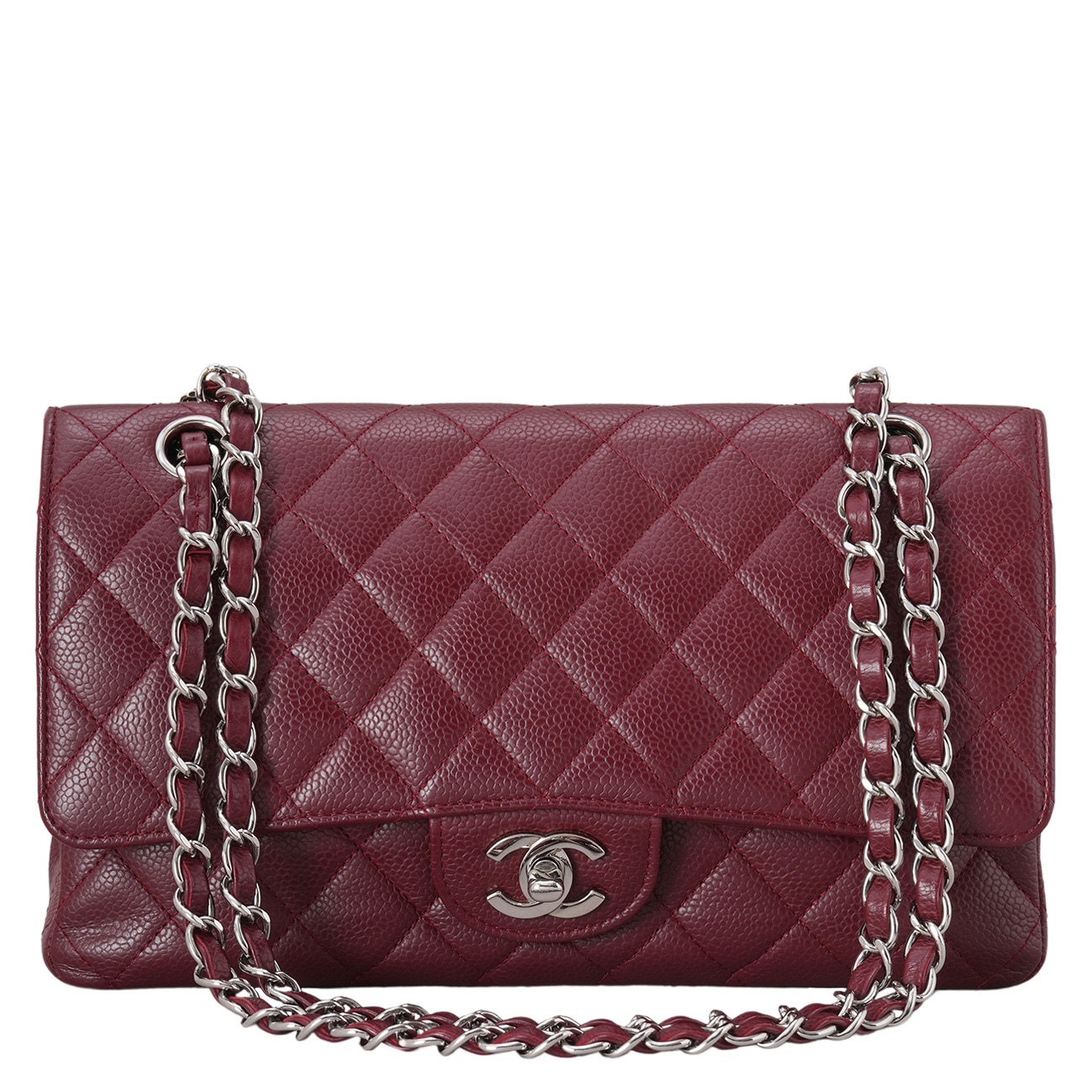 CHANEL(USED)샤넬 캐비어 클래식 미듐