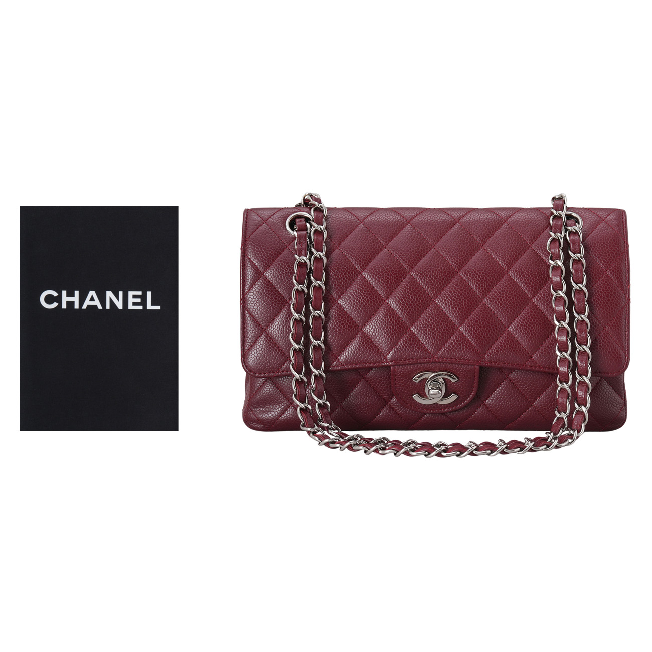 CHANEL(USED)샤넬 캐비어 클래식 미듐