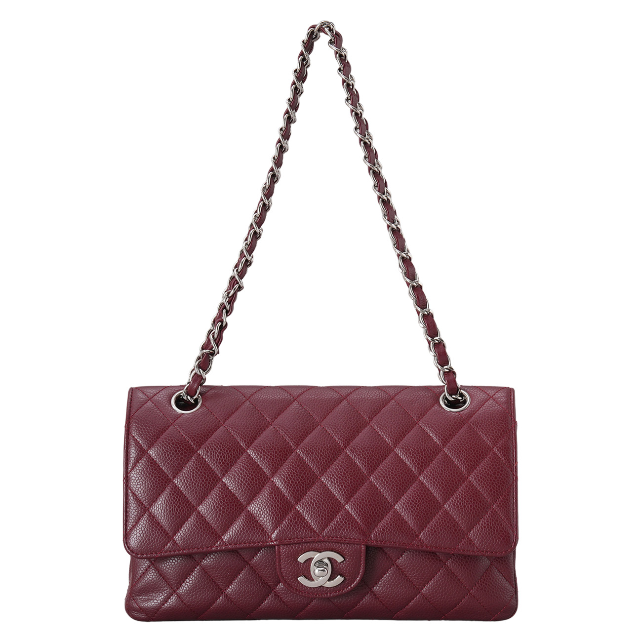 CHANEL(USED)샤넬 캐비어 클래식 미듐