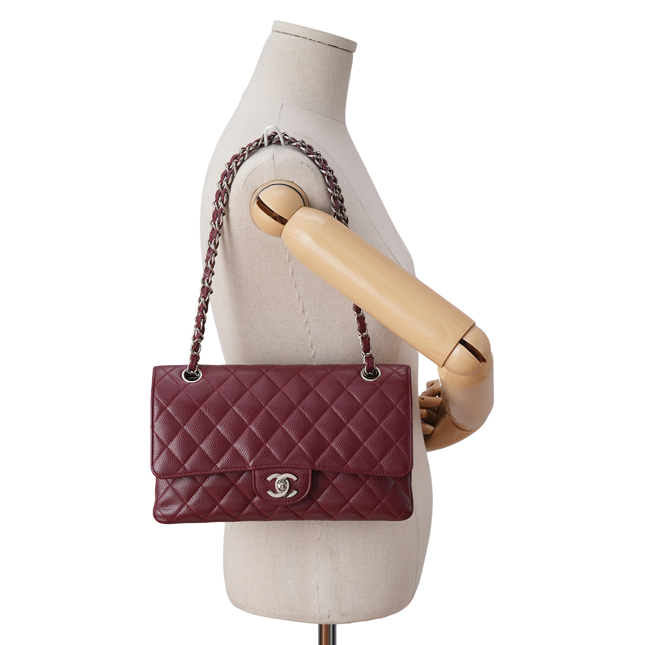 CHANEL(USED)샤넬 캐비어 클래식 미듐