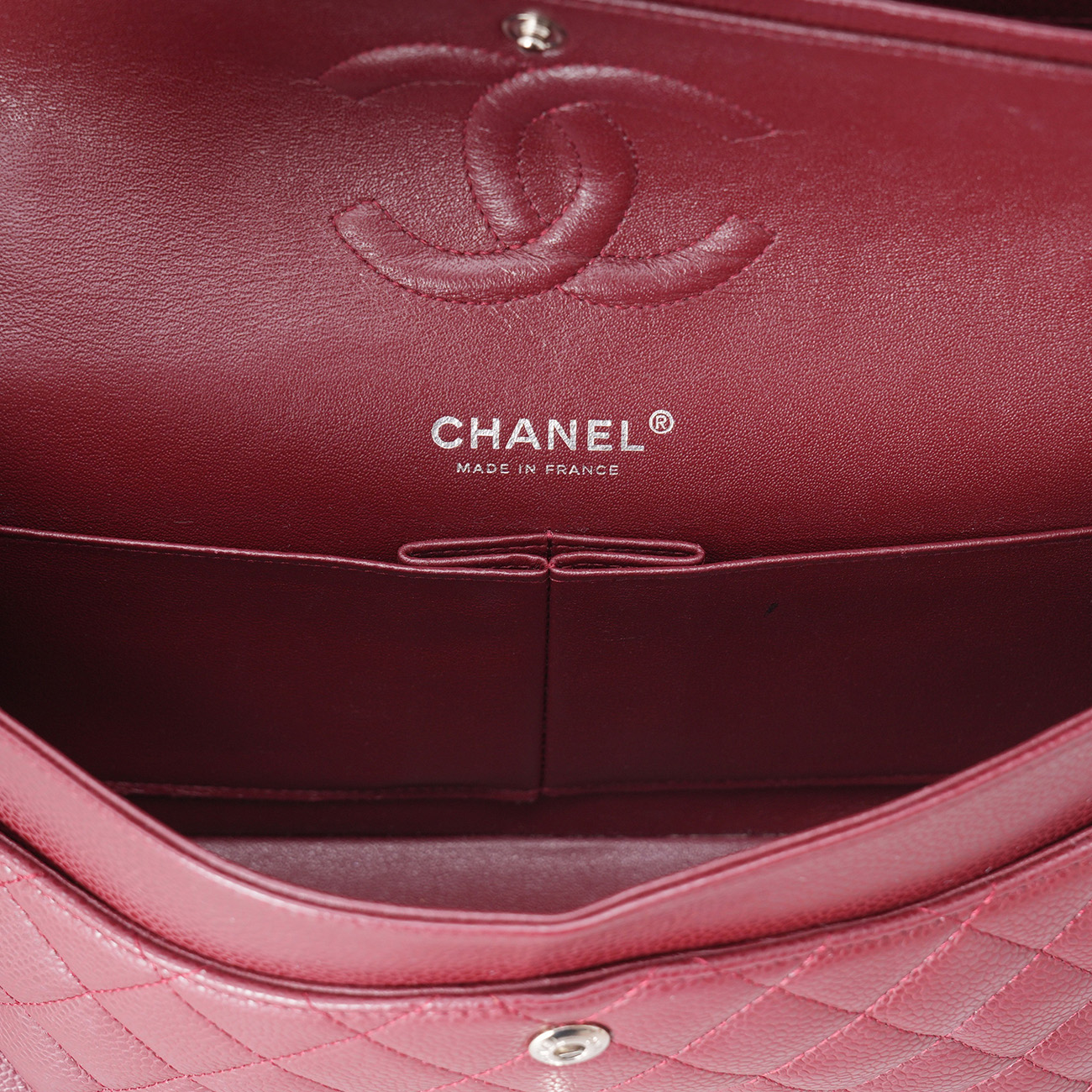CHANEL(USED)샤넬 캐비어 클래식 미듐