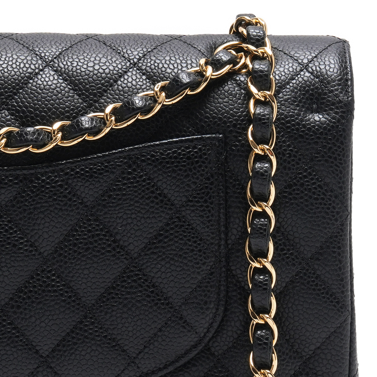 CHANEL(USED)샤넬 캐비어 클래식 미듐