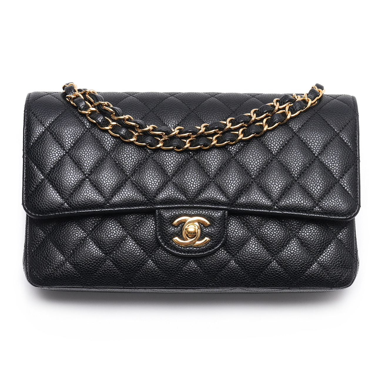 CHANEL(USED)샤넬 캐비어 클래식 미듐