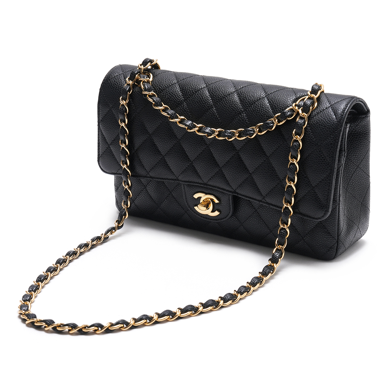 CHANEL(USED)샤넬 캐비어 클래식 미듐