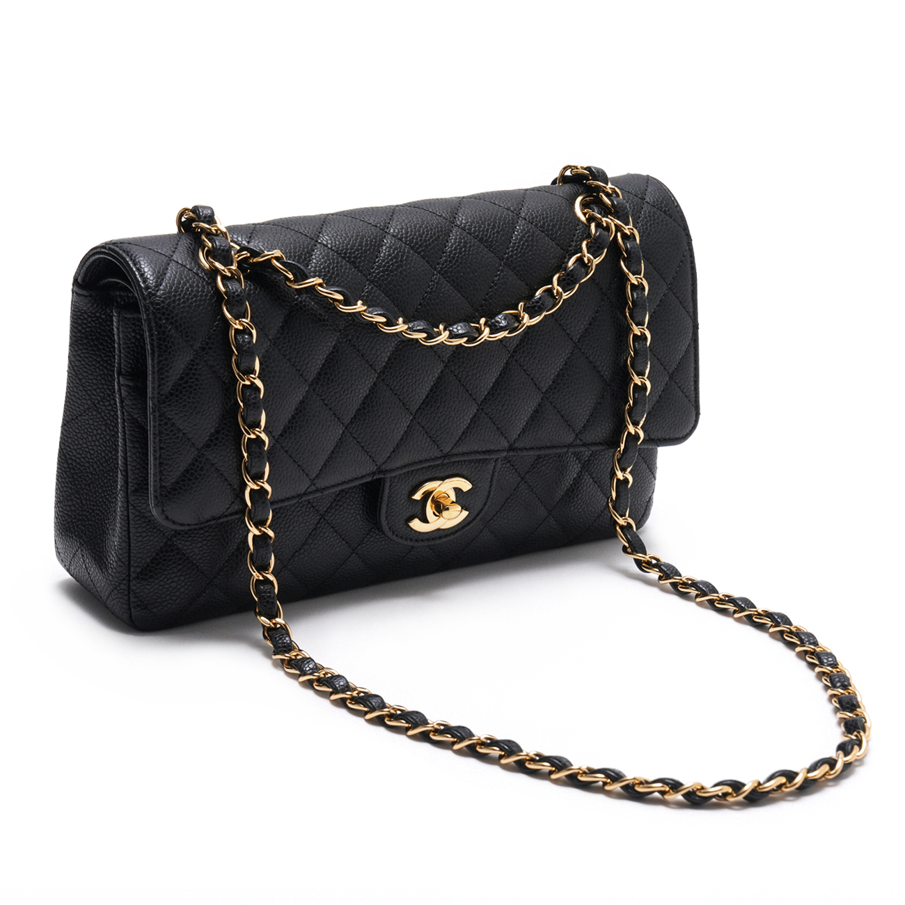 CHANEL(USED)샤넬 캐비어 클래식 미듐