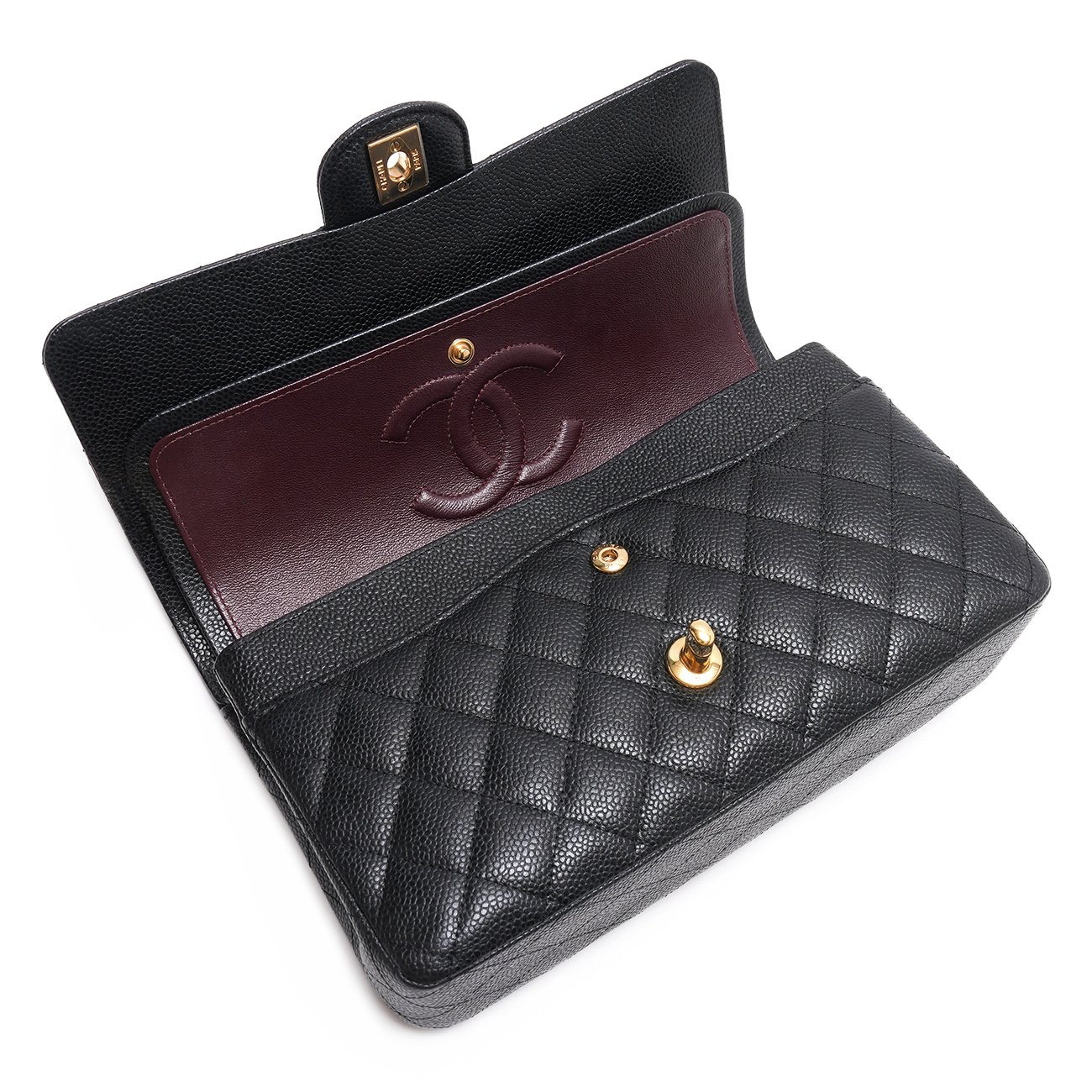 CHANEL(USED)샤넬 캐비어 클래식 미듐