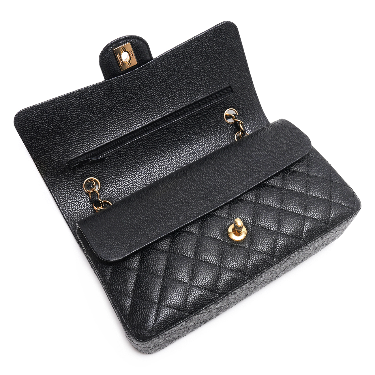 CHANEL(USED)샤넬 캐비어 클래식 미듐
