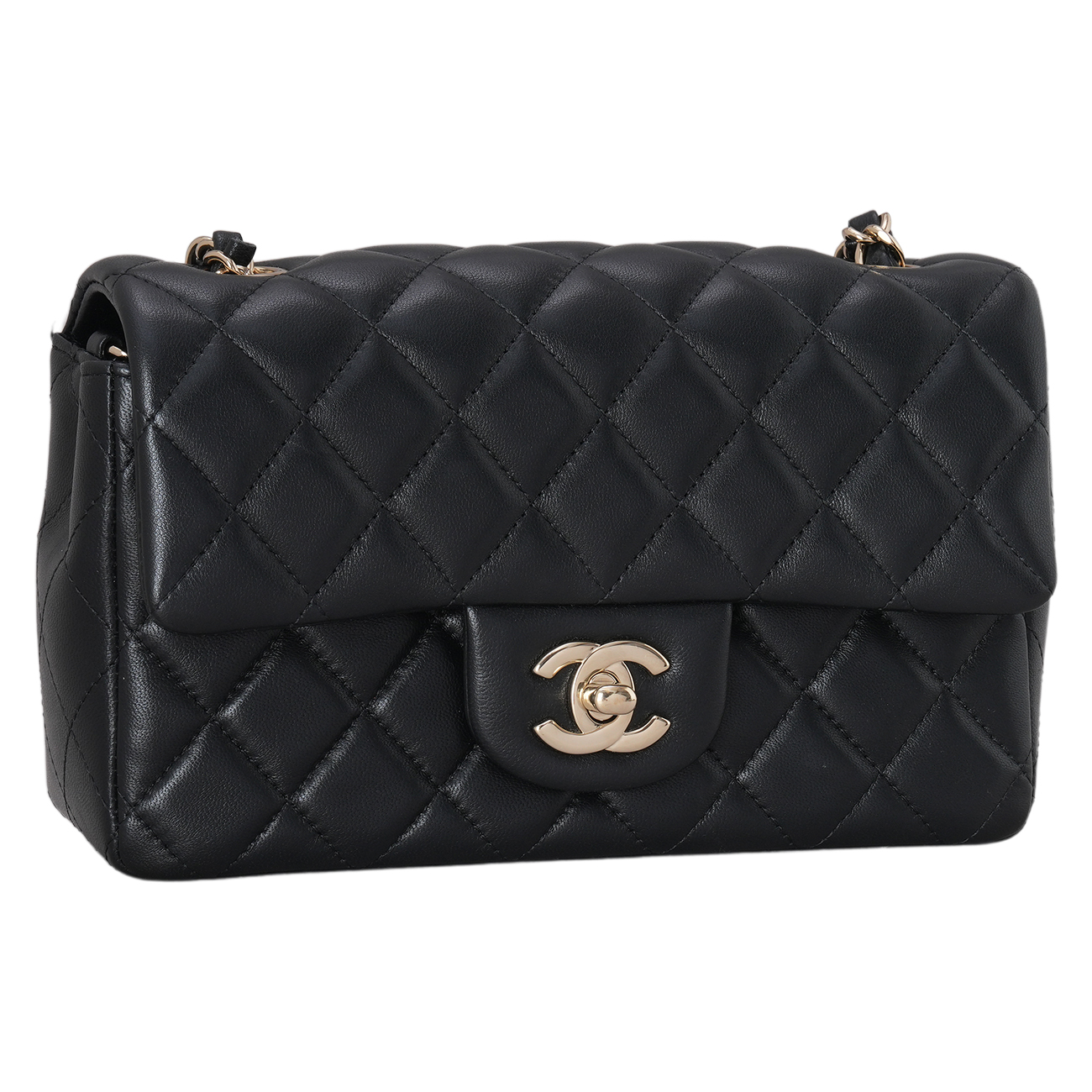 CHANEL(USED)샤넬 램스킨 클래식 뉴미니 크로스백