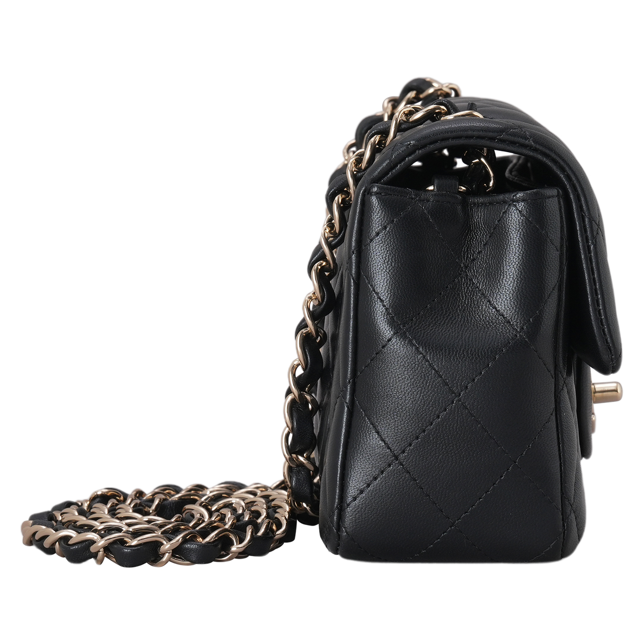 CHANEL(USED)샤넬 램스킨 클래식 뉴미니 크로스백