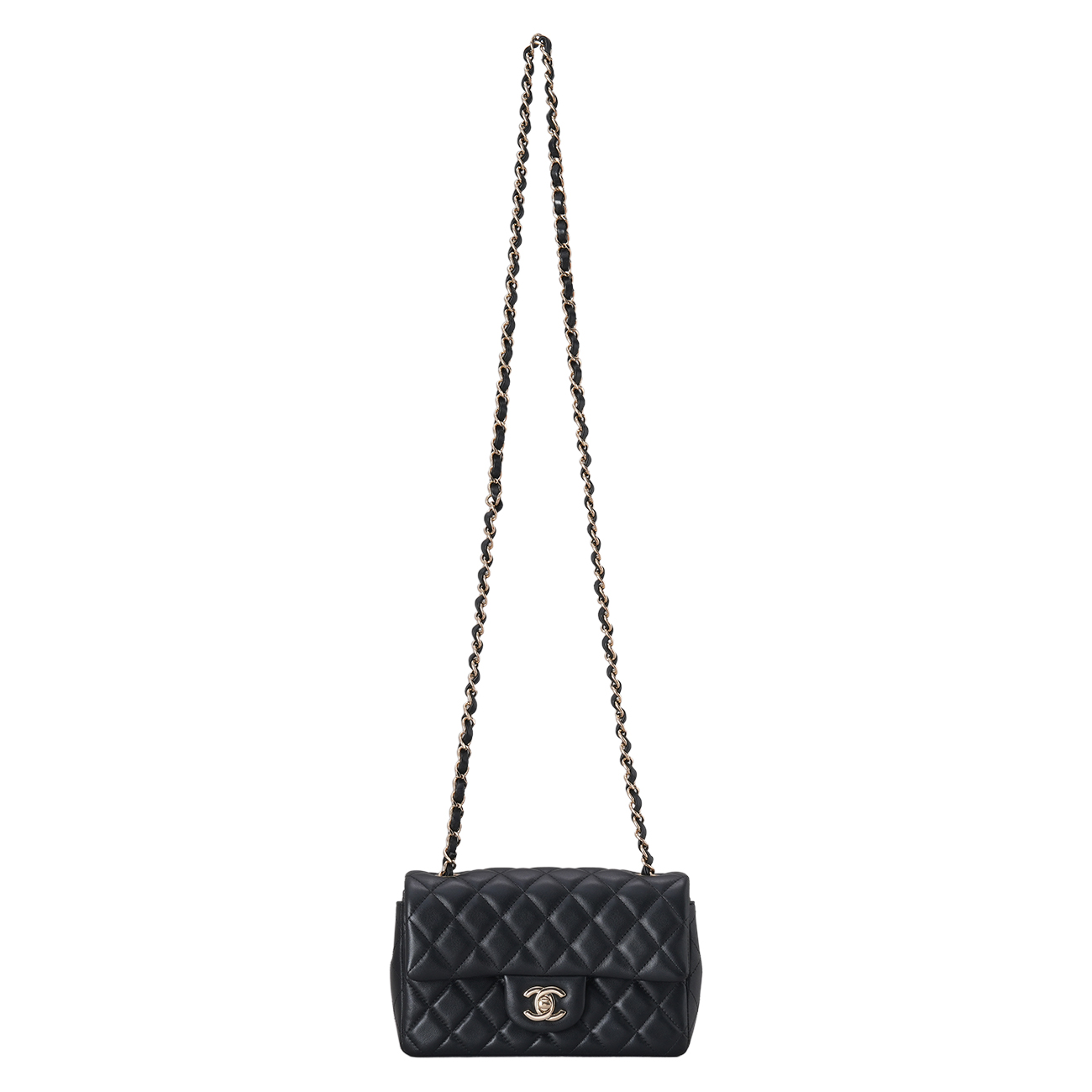 CHANEL(USED)샤넬 램스킨 클래식 뉴미니 크로스백