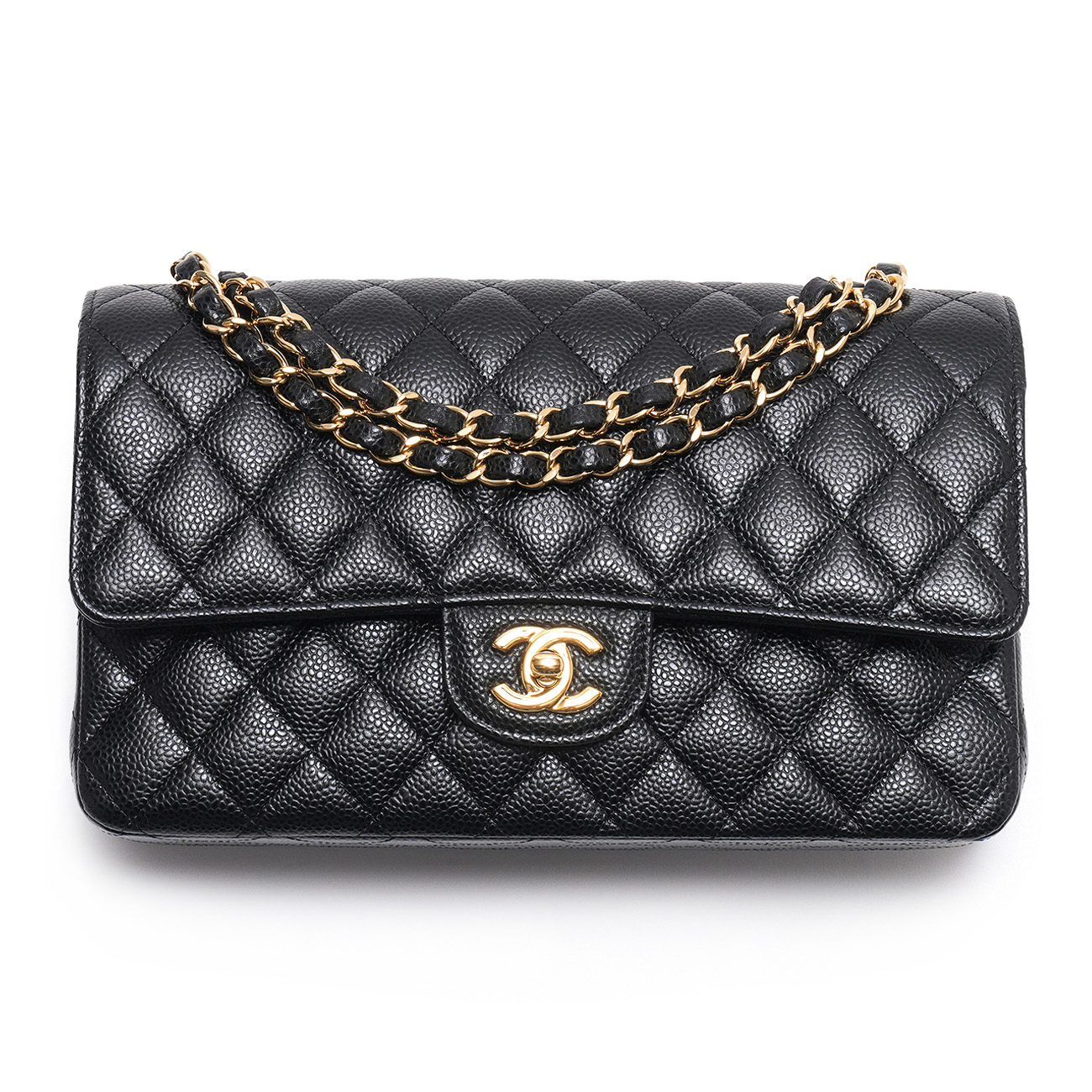 CHANEL(USED)샤넬 캐비어 클래식 미듐 플랩백