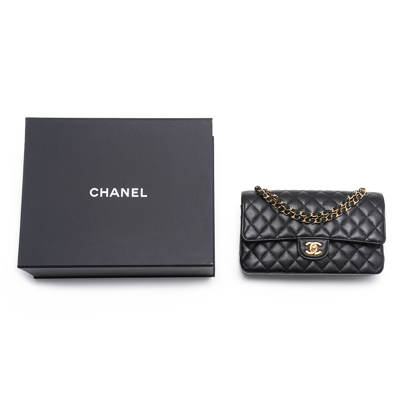 CHANEL(USED)샤넬 캐비어 클래식 미듐 플랩백