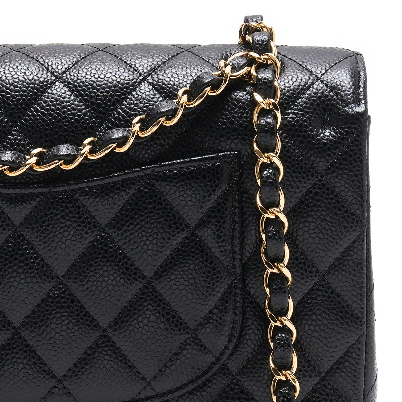 CHANEL(USED)샤넬 캐비어 클래식 미듐 플랩백