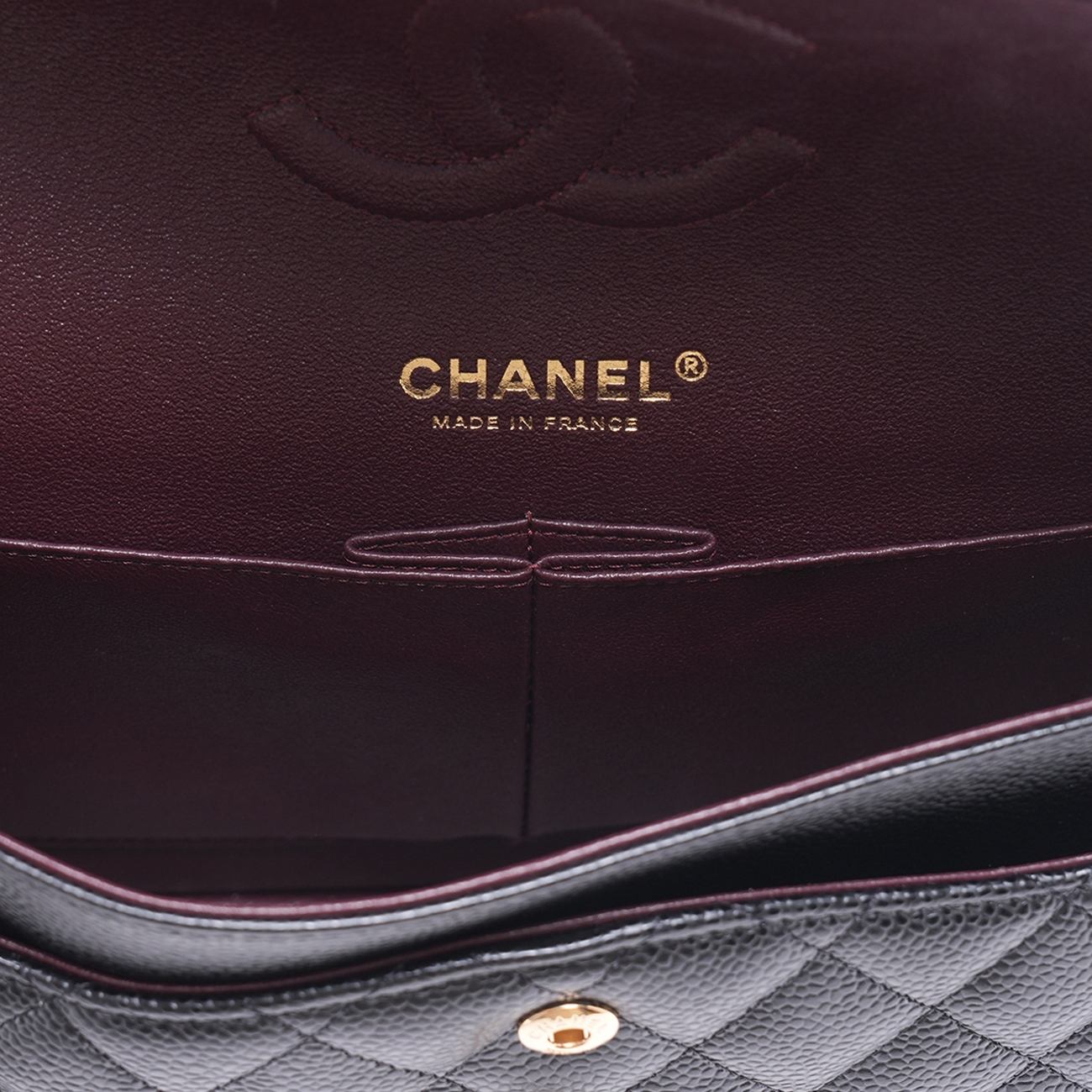 CHANEL(USED)샤넬 캐비어 클래식 미듐 플랩백