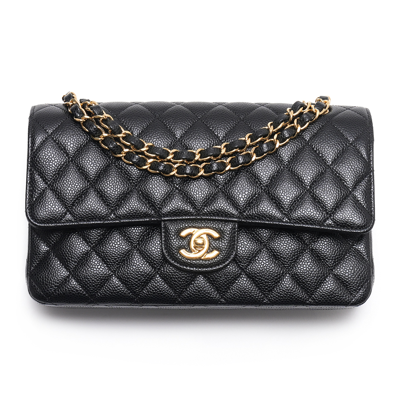 CHANEL(USED)샤넬 캐비어 클래식 미듐 플랩백