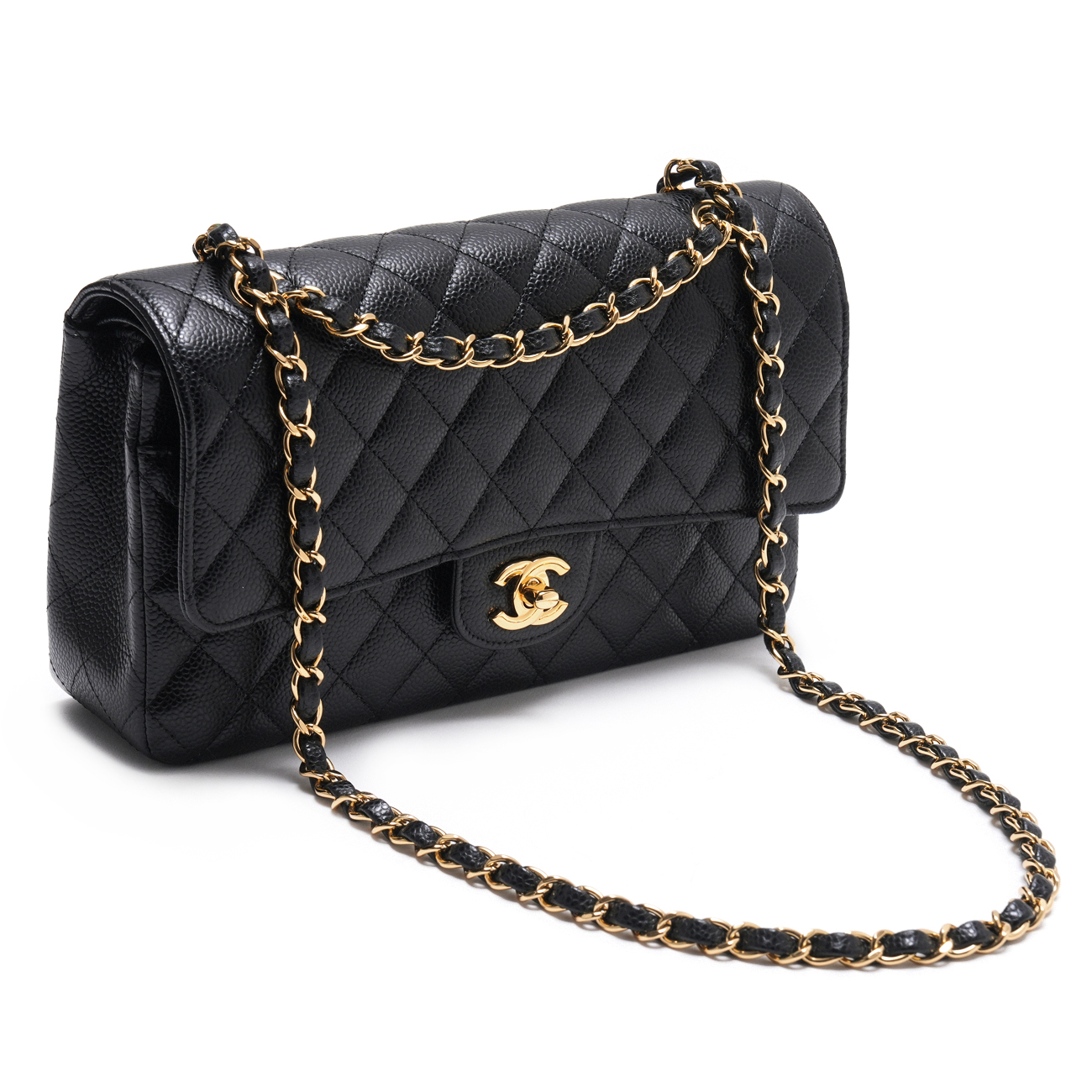 CHANEL(USED)샤넬 캐비어 클래식 미듐 플랩백