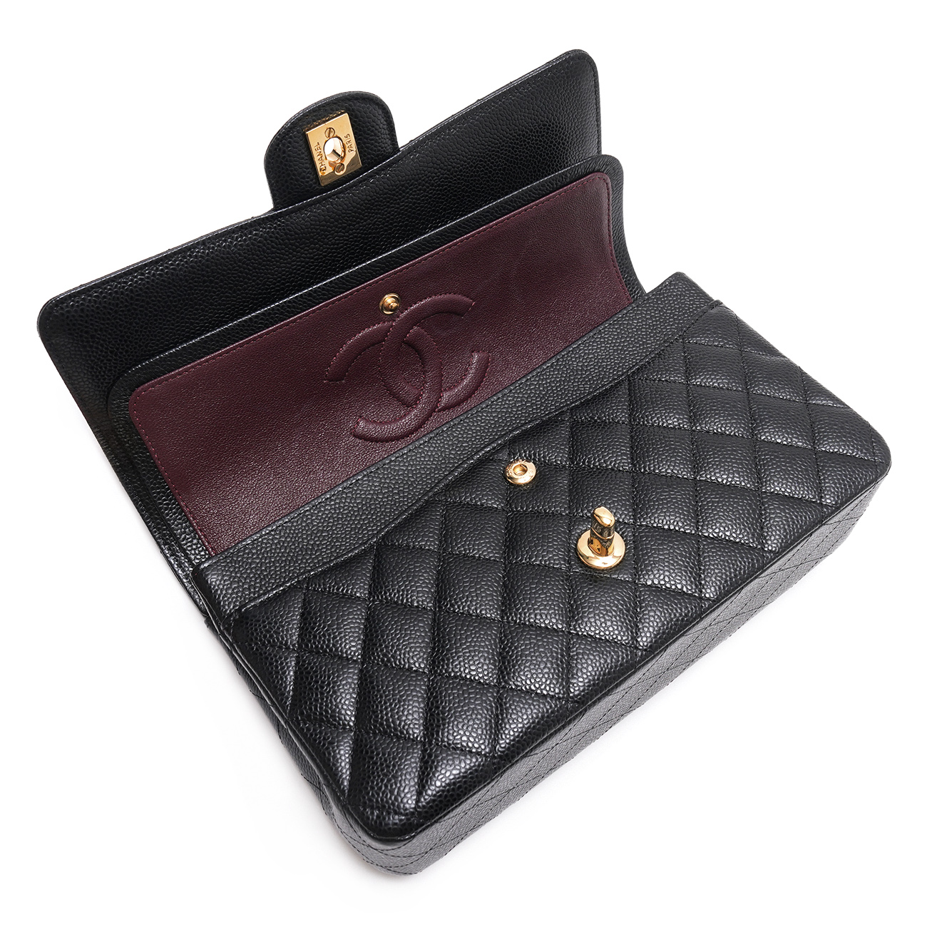 CHANEL(USED)샤넬 캐비어 클래식 미듐 플랩백