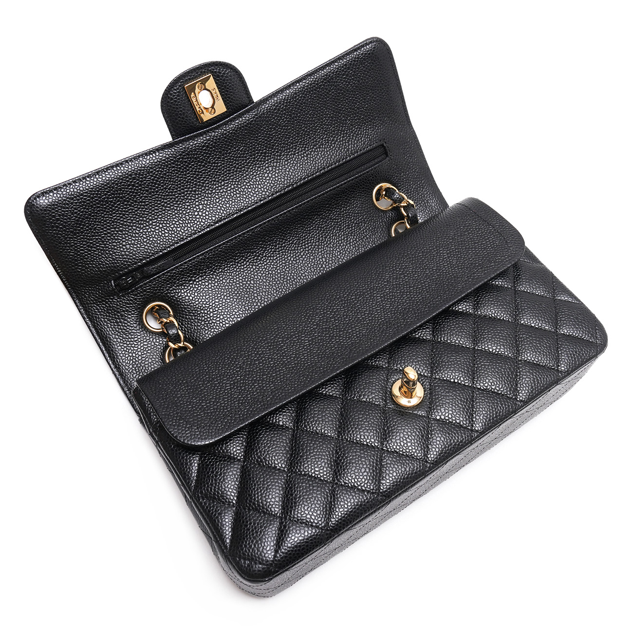 CHANEL(USED)샤넬 캐비어 클래식 미듐 플랩백