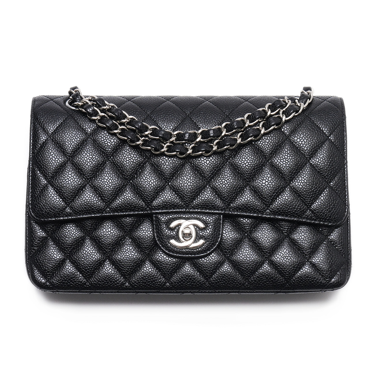 CHANEL(USED)샤넬 캐비어 클래식 미듐 플랩백