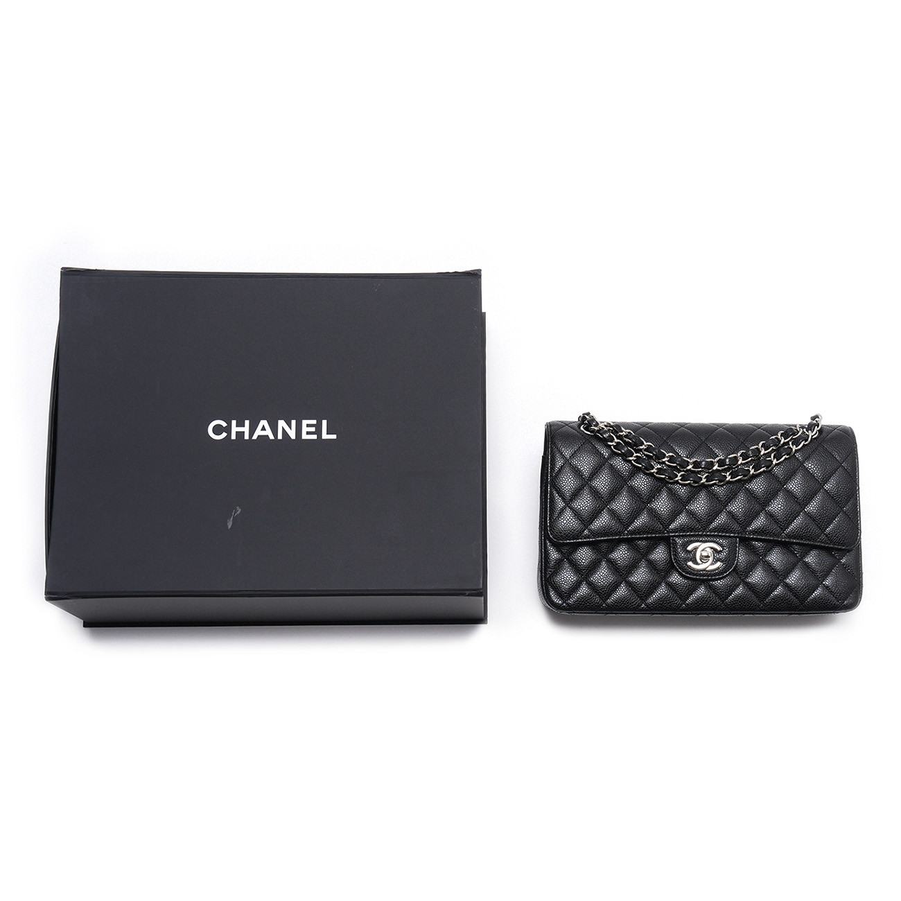 CHANEL(USED)샤넬 캐비어 클래식 미듐 플랩백