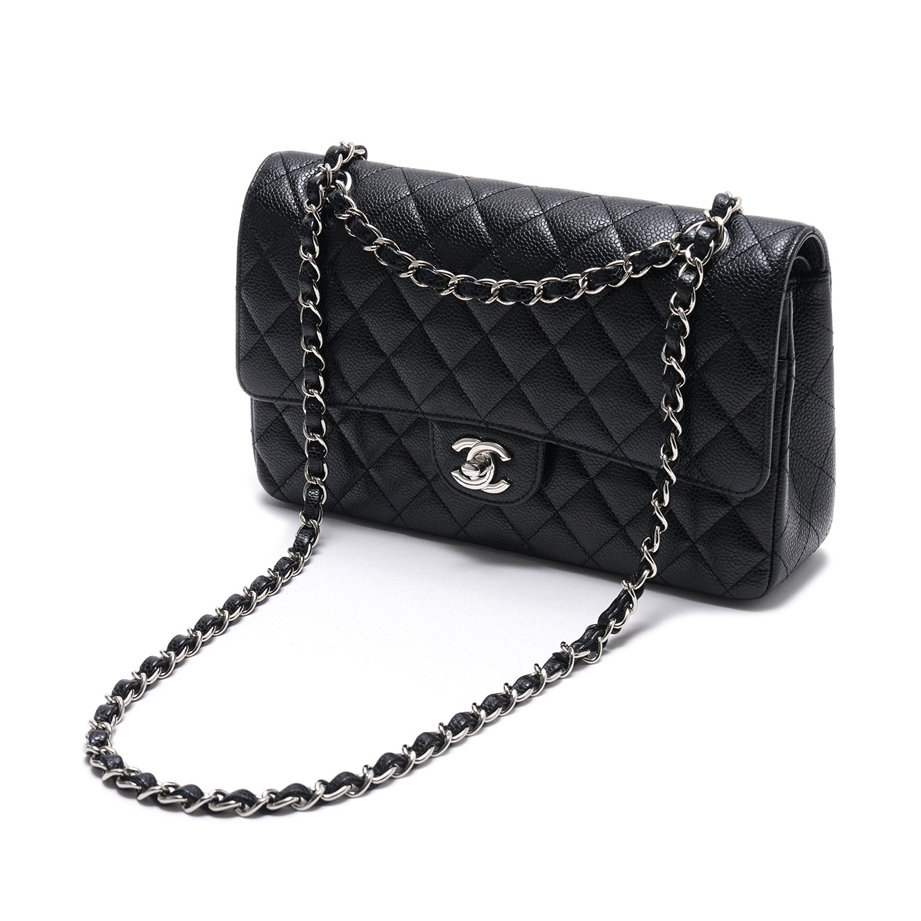 CHANEL(USED)샤넬 캐비어 클래식 미듐 플랩백
