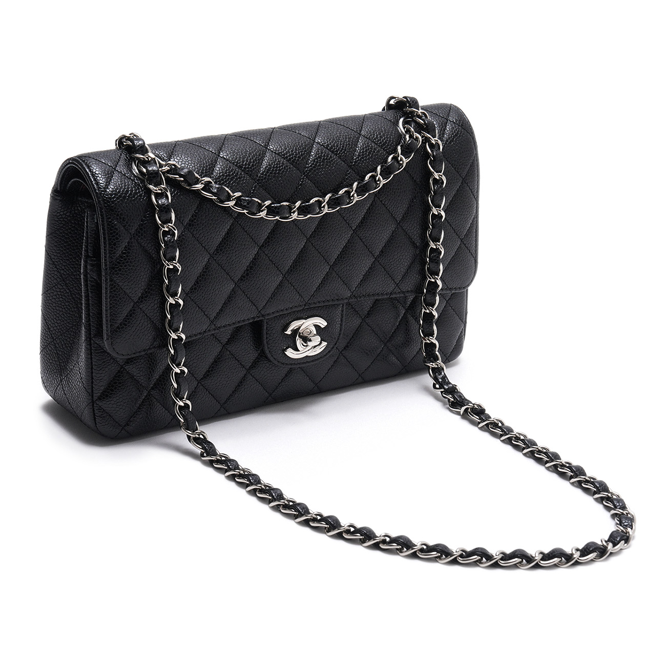 CHANEL(USED)샤넬 캐비어 클래식 미듐 플랩백