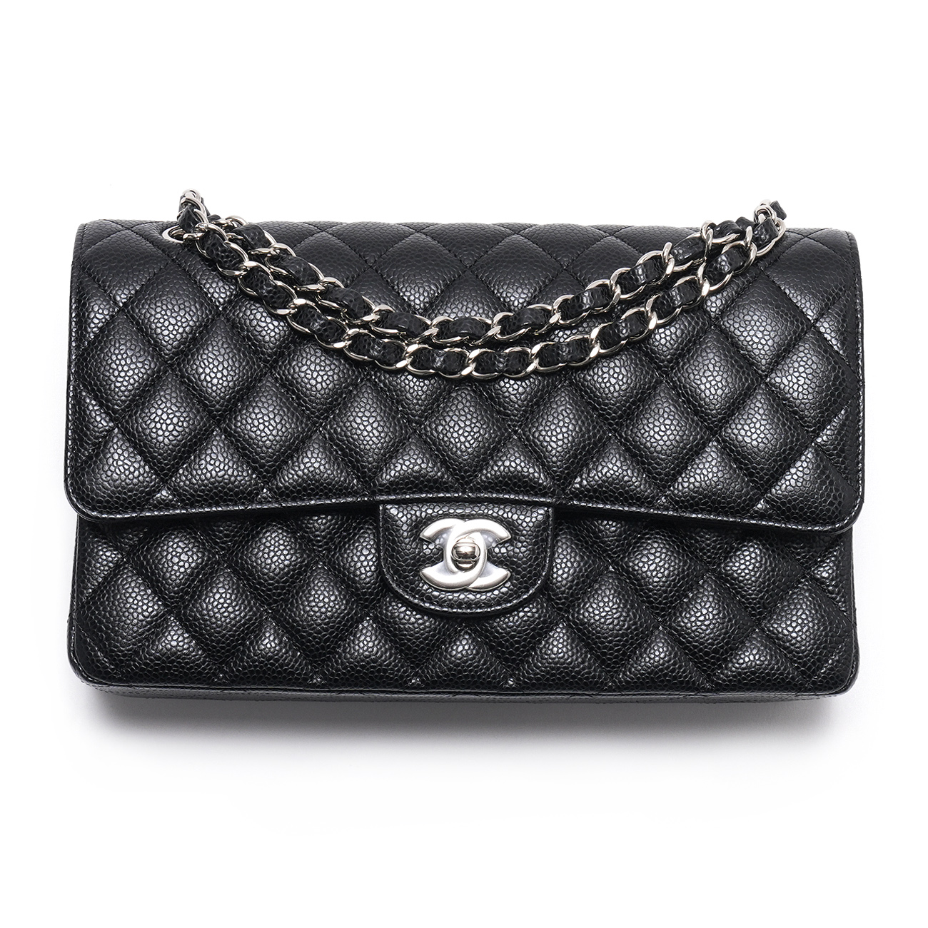 CHANEL(USED)샤넬 캐비어 클래식 미듐 플랩백