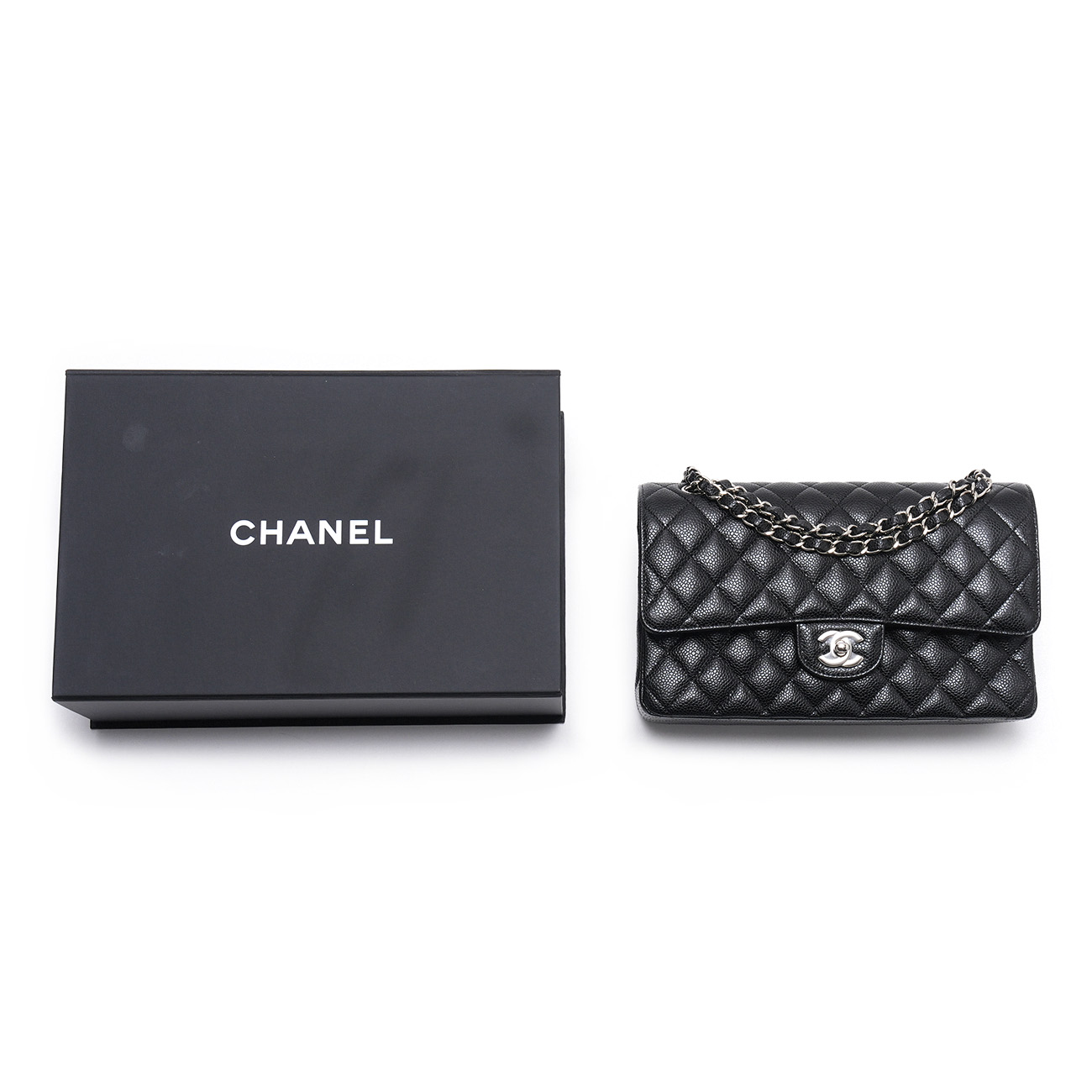 CHANEL(USED)샤넬 캐비어 클래식 미듐 플랩백