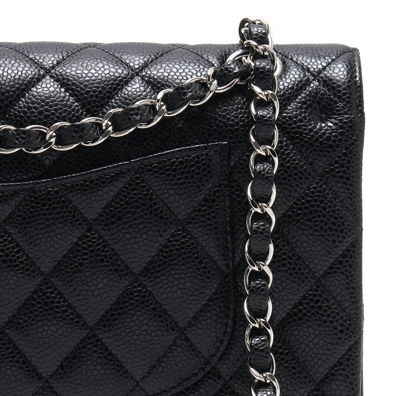 CHANEL(USED)샤넬 캐비어 클래식 미듐 플랩백