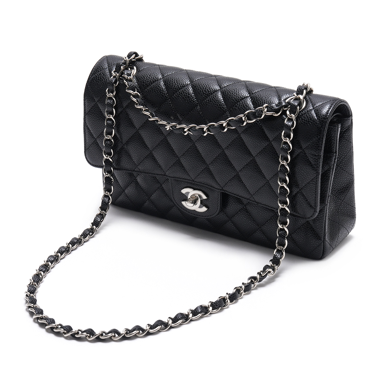 CHANEL(USED)샤넬 캐비어 클래식 미듐 플랩백