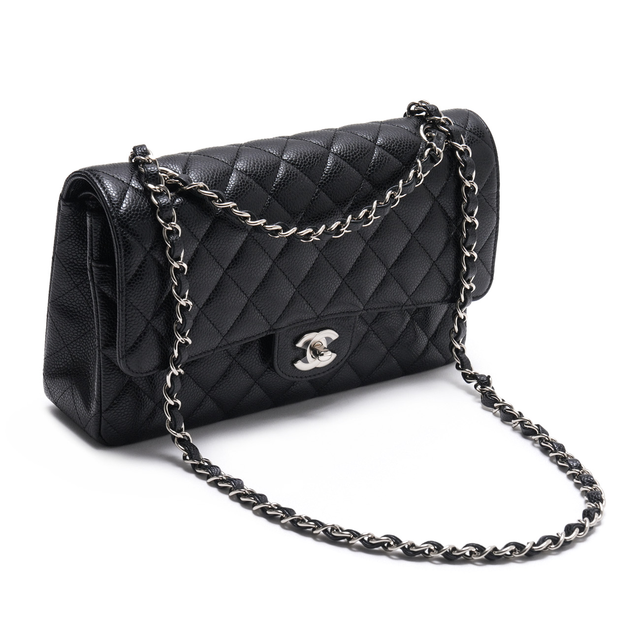 CHANEL(USED)샤넬 캐비어 클래식 미듐 플랩백
