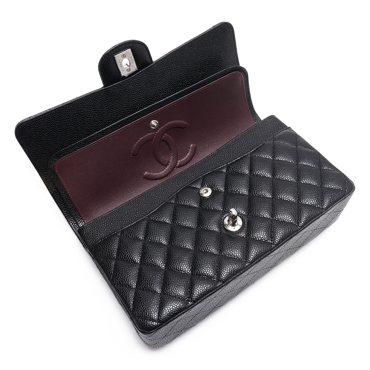 CHANEL(USED)샤넬 캐비어 클래식 미듐 플랩백