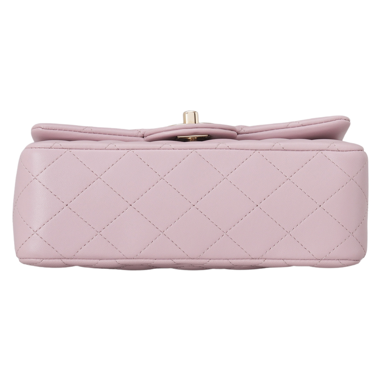 CHANEL(USED)샤넬 램스킨 클래식 뉴미니 탑핸들