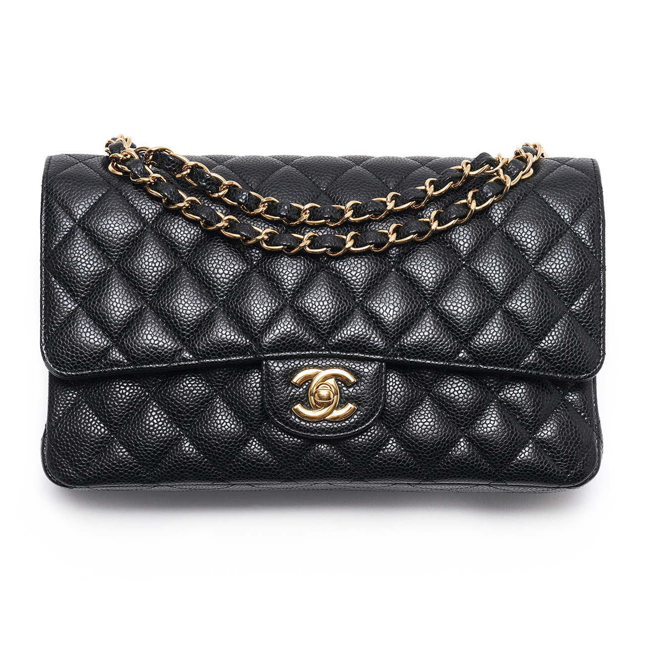 CHANEL(USED)샤넬 캐비어 클래식 미듐 플랩백