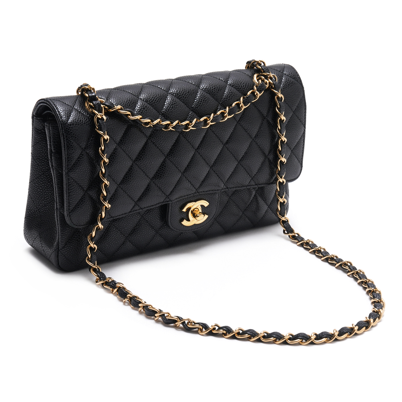 CHANEL(USED)샤넬 캐비어 클래식 미듐 플랩백
