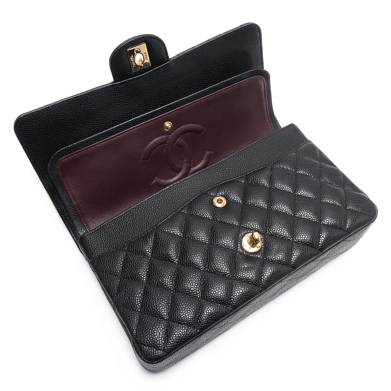 CHANEL(USED)샤넬 캐비어 클래식 미듐 플랩백